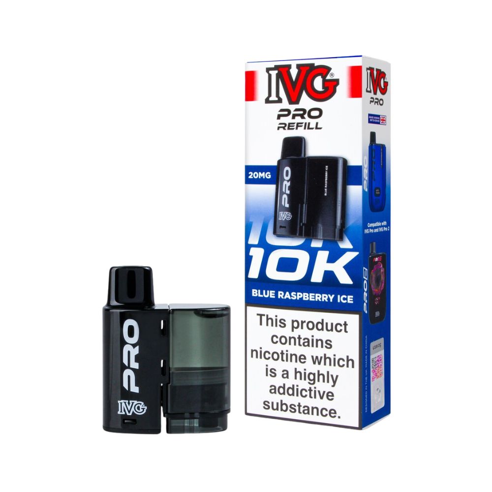 IVG Pro 12 Refill Pod Blue Raspberry ice Flavour 10mg
