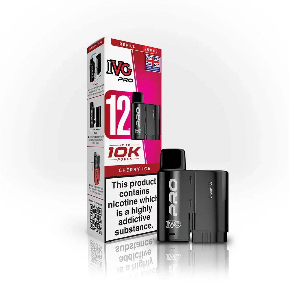 IVG Pro 12 Refill Pod Cherry Ice Flavour