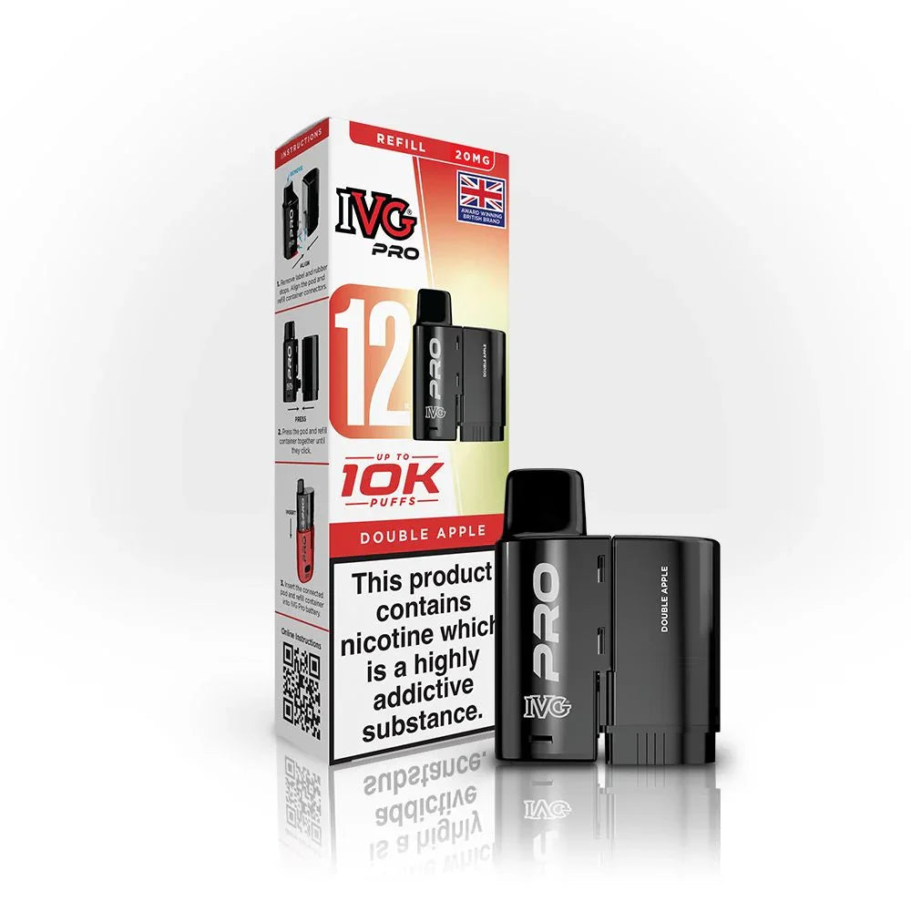 IVG Pro 12 Refill Pod Double Apple Flavour