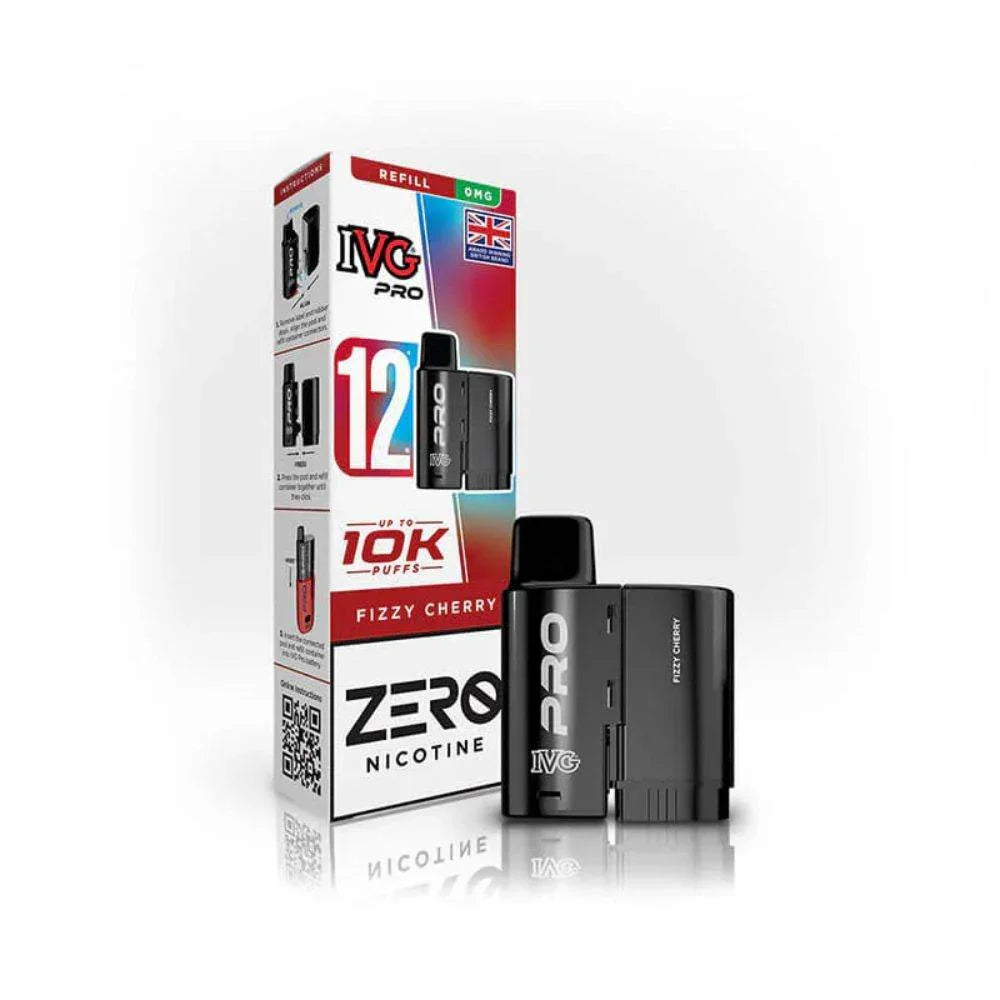 IVG Pro 12 Refill Pod Fizzy Cherry Flavour 0mg