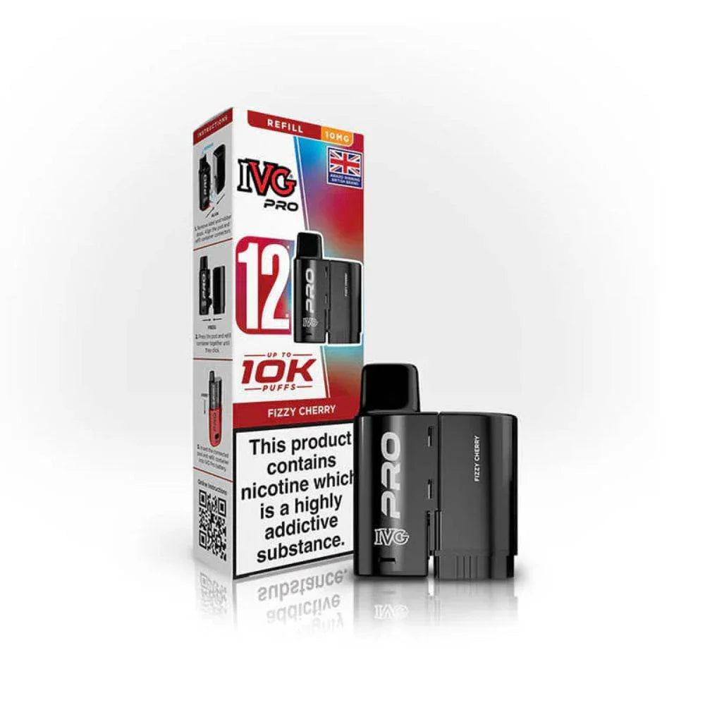 IVG Pro 12 Refill Pod Fizzy Cherry Flavour 10mg
