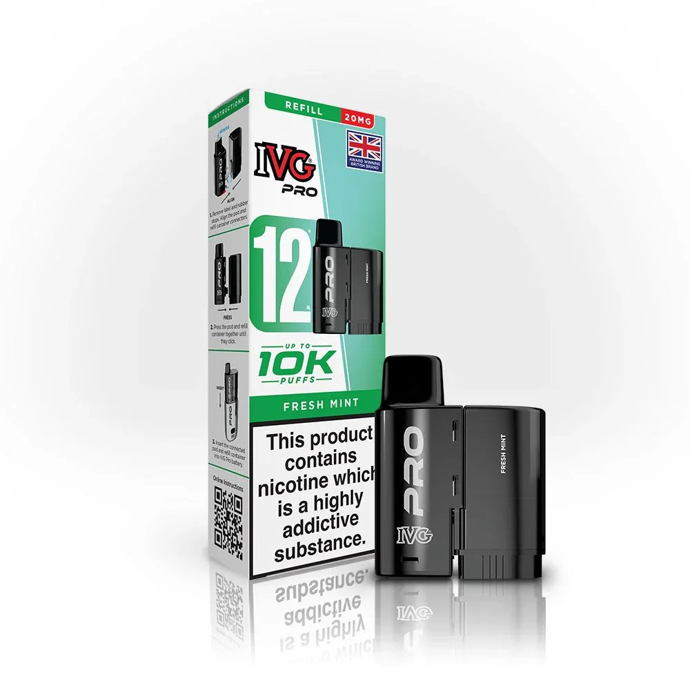IVG Pro 12 Refill Pod Fresh Mint Flavour