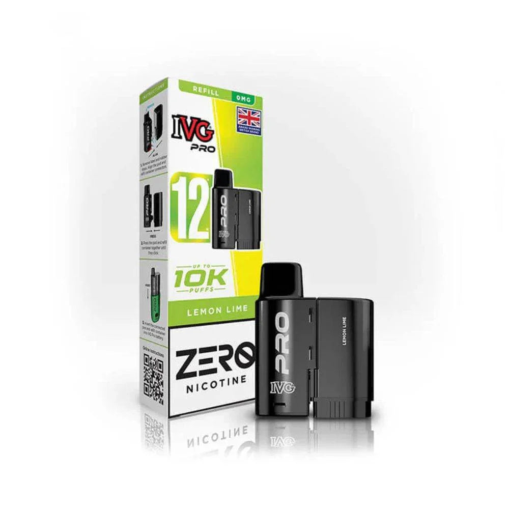 IVG Pro 12 Refill Pod Lemon Lime Flavour 0mg