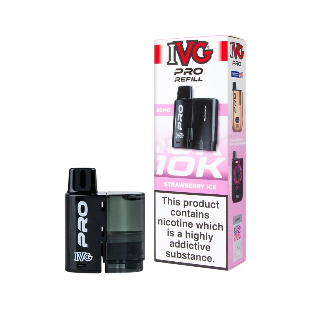 IVG Pro 12 Refill Pod Strawberry Ice Flavour 0mg