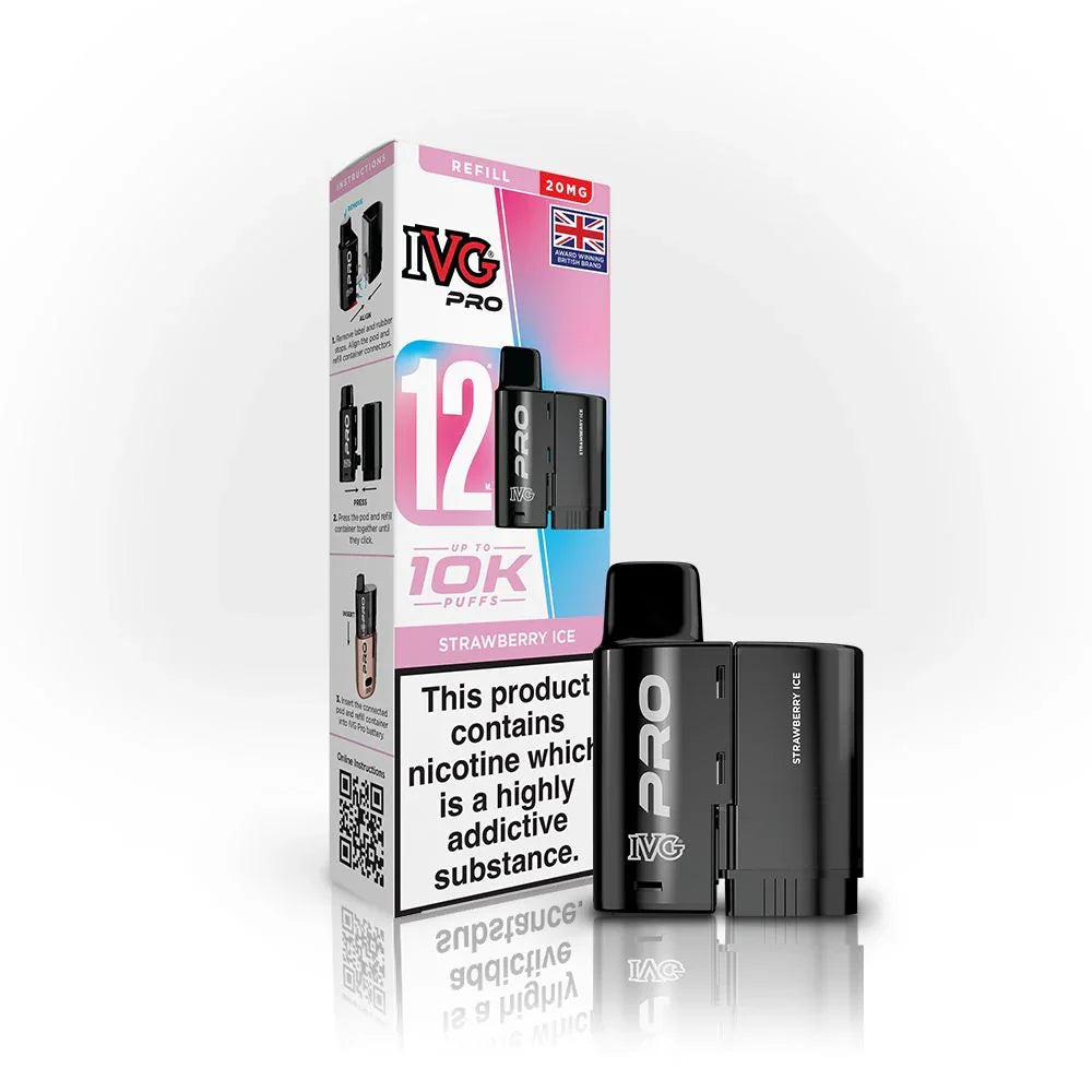 IVG Pro 12 Refill Pod Strawberry Ice Flavour