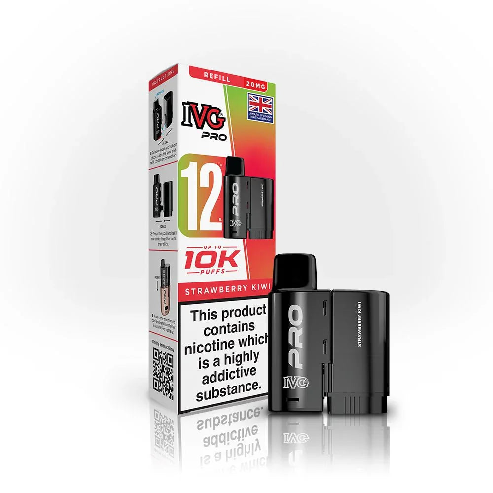 IVG Pro 12 Refill Pod Strawberry Kiwi Flavour