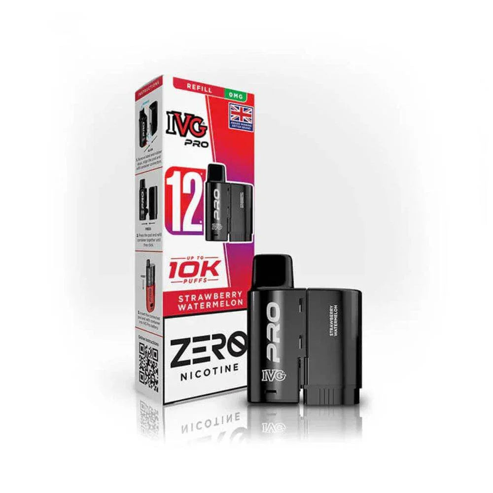 IVG Pro 12 Refill Pod Strawberry Watermelon Flavour 0mg