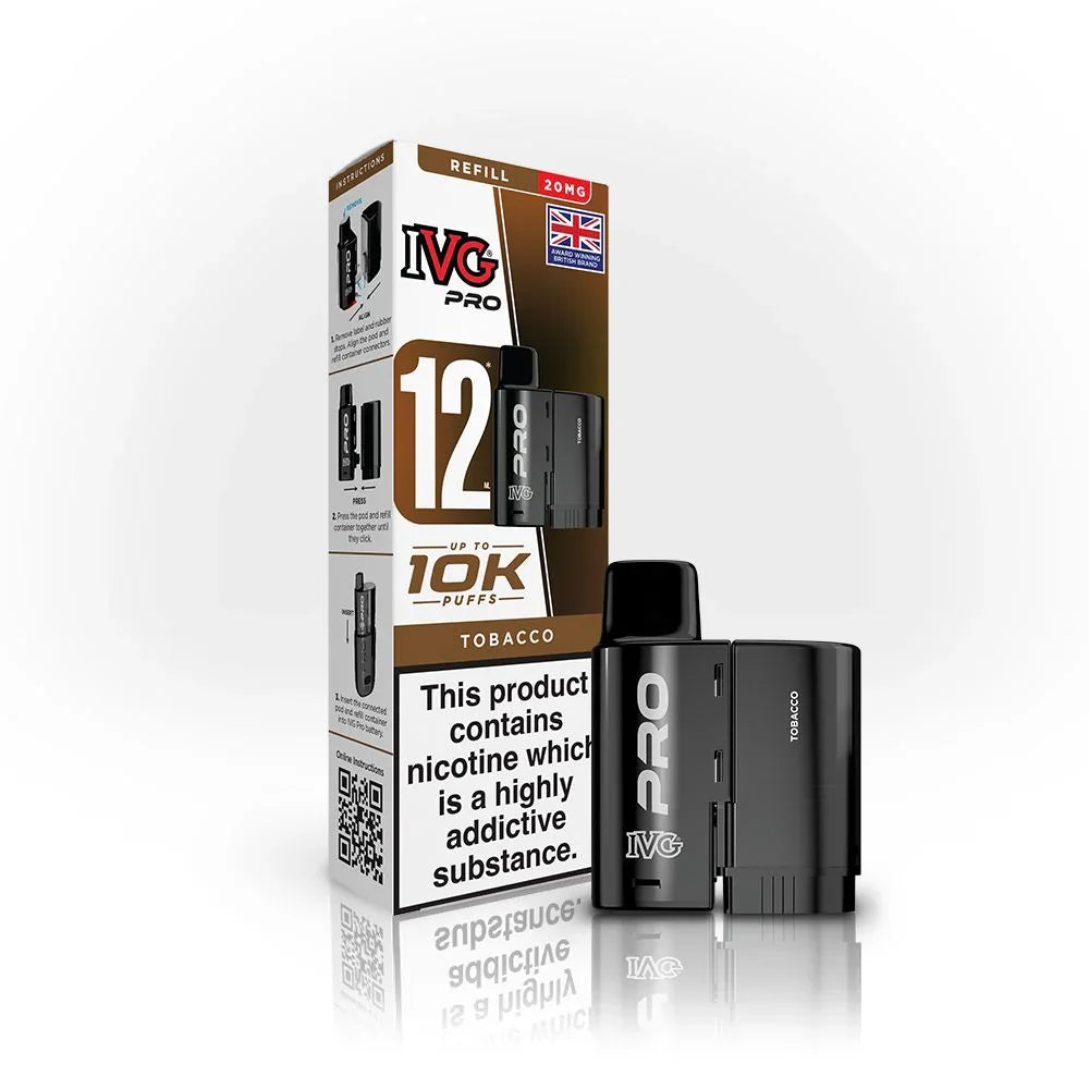 IVG Pro 12 Refill Pod Tobacco Flavour