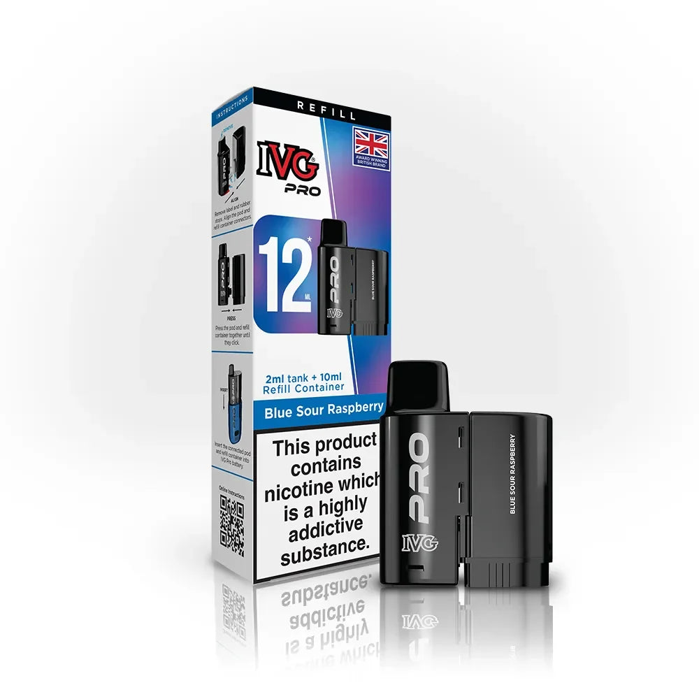 IVG Pro 12 Refill Pod Blue Sour Raspberry Flavour