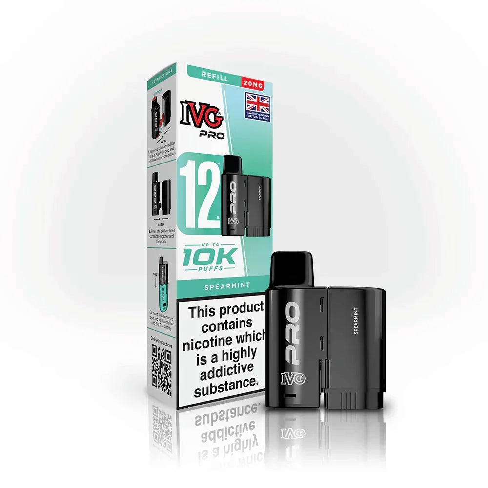 IVG Pro 12 Refill Pod Spearmint Flavour