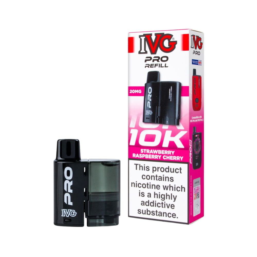 IVG Pro 12 Refill Pod Strawberry Raspberry Cherry Flavour