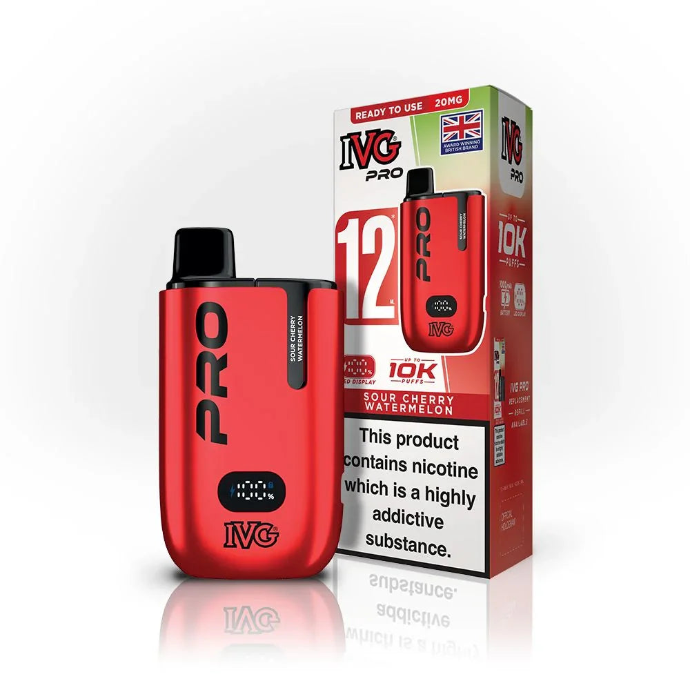 IVG Pro 12 Kit Sour Cherry Watermelon Flavour