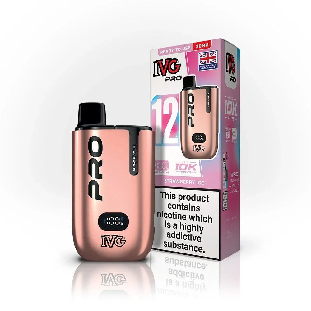 IVG Pro 12 Kit Strawberry Ice Flavour