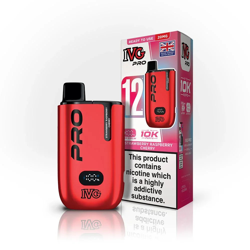 IVG Pro 12 Kit Strawberry Raspberry Cherry Flavour