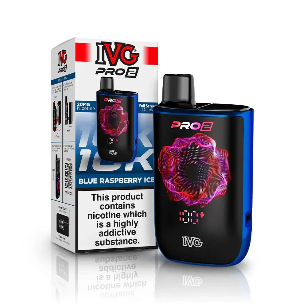 Ivg Pro 2 Starter Kit Raspberry Ice Colour