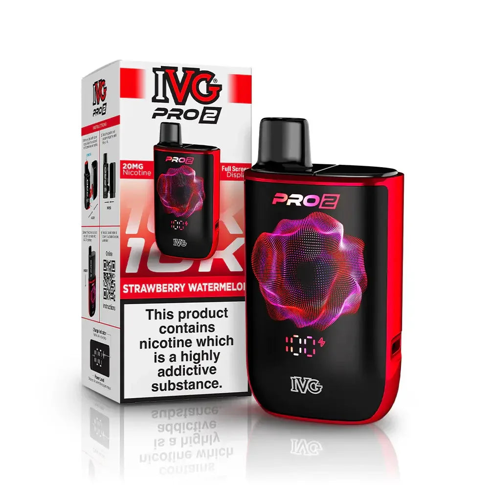 Ivg Pro 2 Starter Kit Strawberry Watermelon Colour