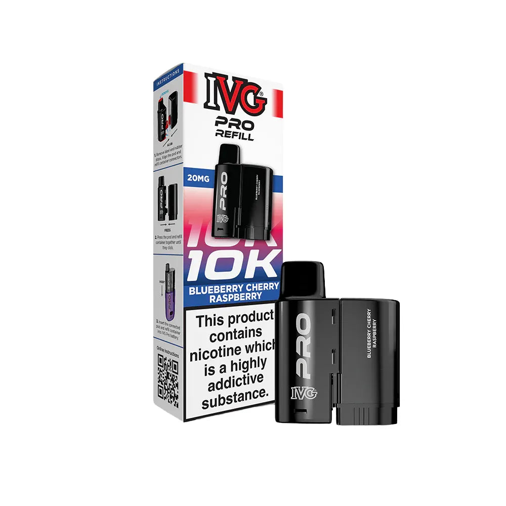 IVG Pro 12 Refill Pod Blueberry Cherry Raspberry Flavour