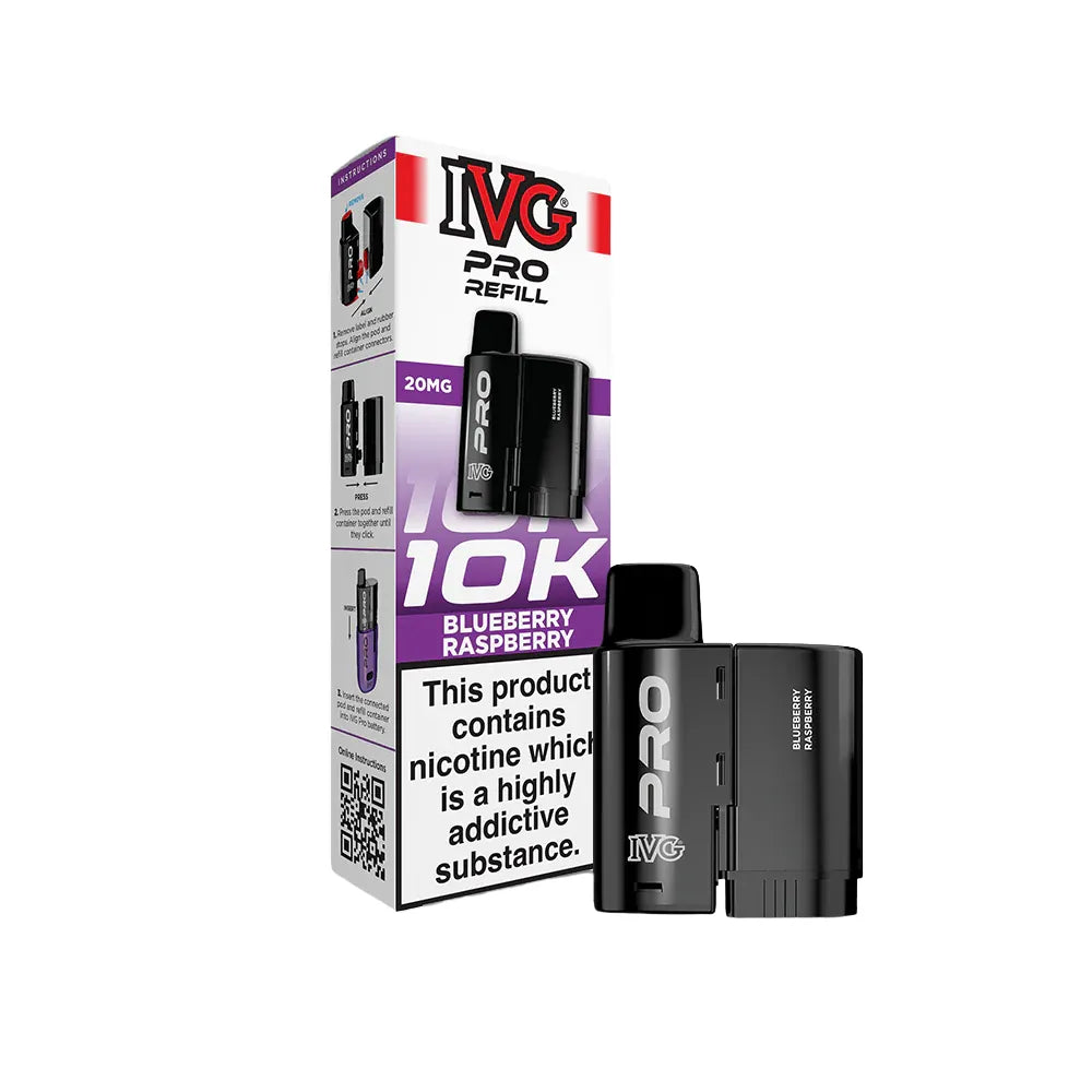 IVG Pro 12 Refill Pod Blueberry Raspberry Flavour