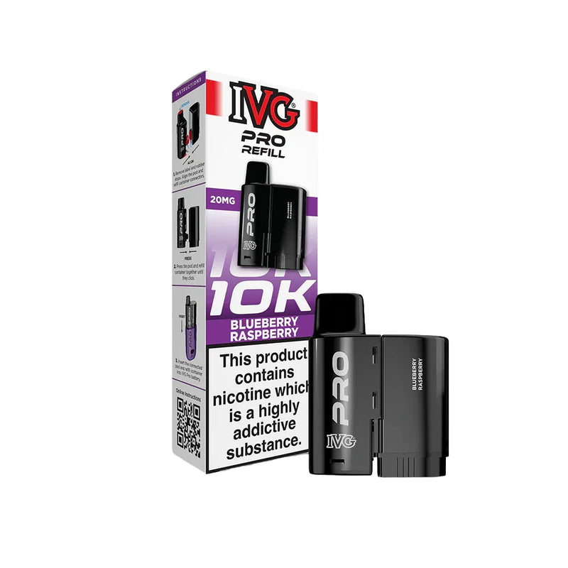 IVG Pro 12 Refill Pod Blueberry Raspberry Flavour