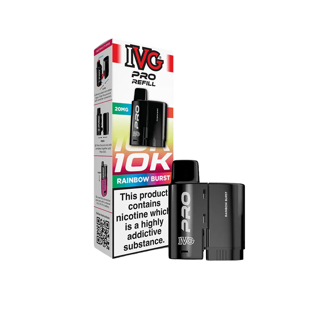 IVG Pro 12 Refill Pod Rainbow Burst Flavour