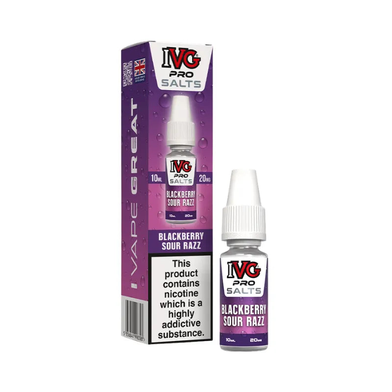 IVG Pro Salt Blackberry Sour Razz 20MG Flavour