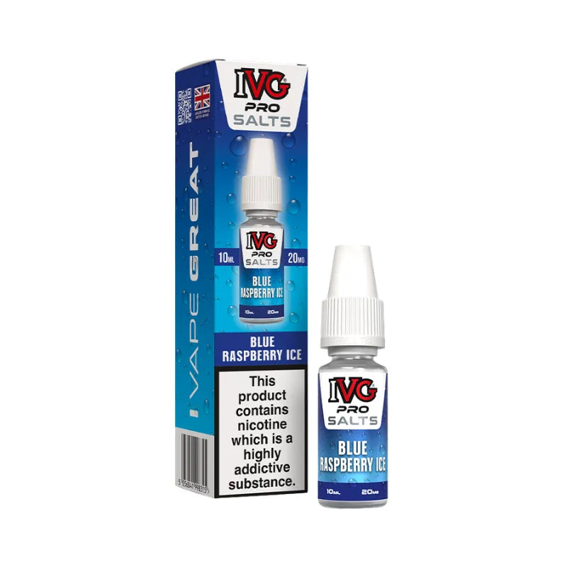 IVG Pro Salt Blue Raspberry Ice 20MG Flavour