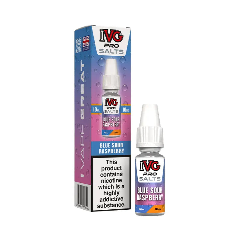 IVG Pro Salt Blue Sour Raspberry 10MG Flavour