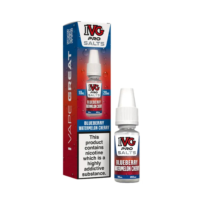 IVG Pro Salt Blueberry Watermelon Cherry 20MG Flavour