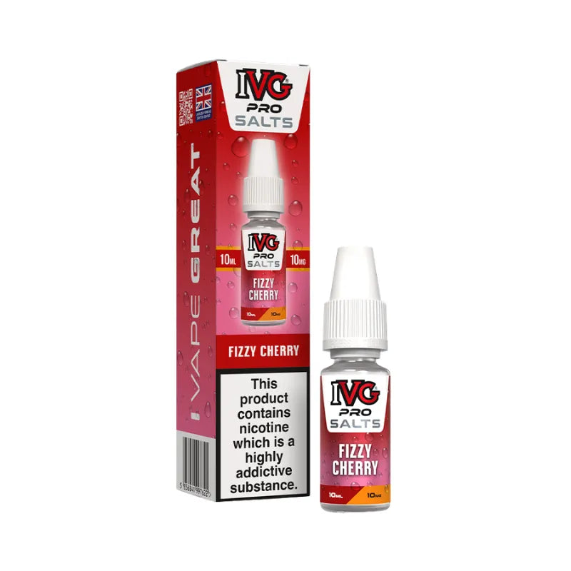 IVG Pro Salt Fizzy Cherry 10MG Flavour