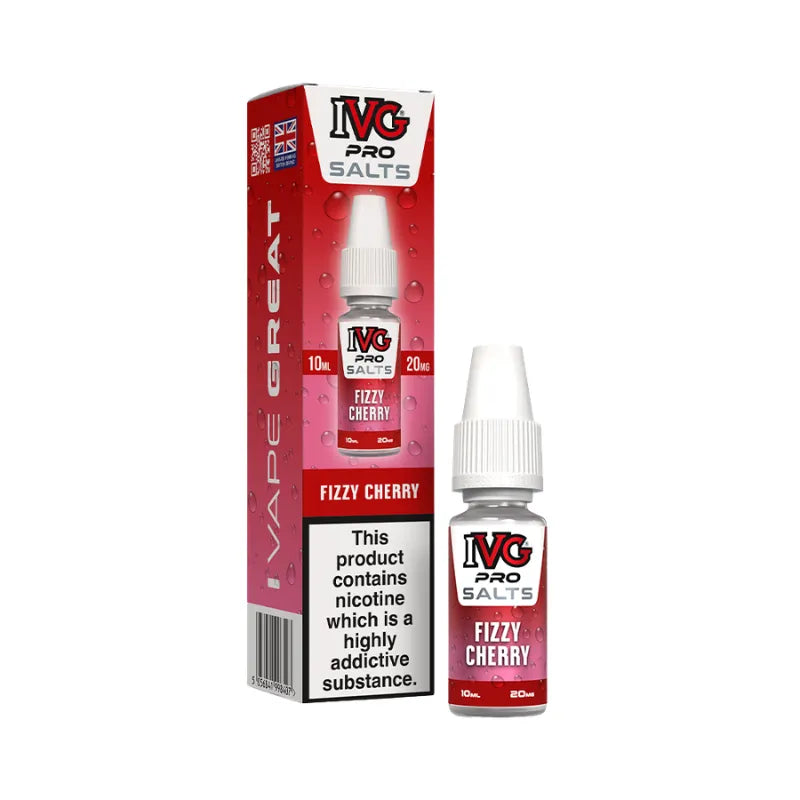 IVG Pro Salt Fizzy Cherry 20MG Flavour