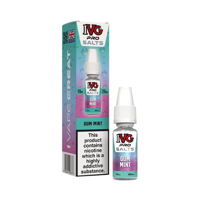 IVG Pro Salt Gum Mint 20MG Flavour