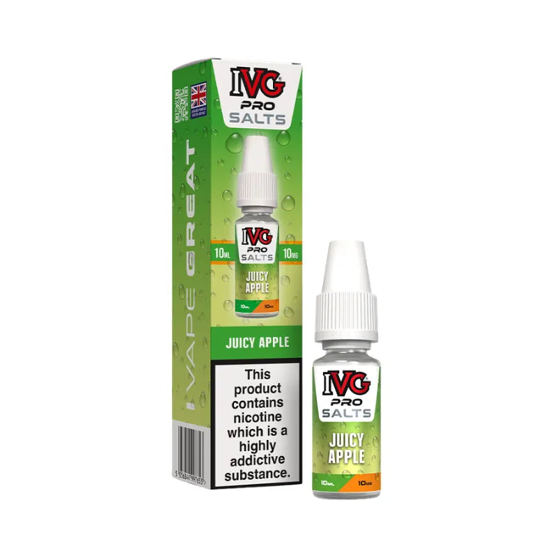 IVG Pro Salt Juicy Apple 10MG Flavour