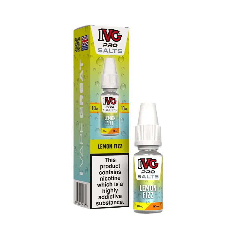IVG Pro Salt Lemon Fizz 10MG Flavour
