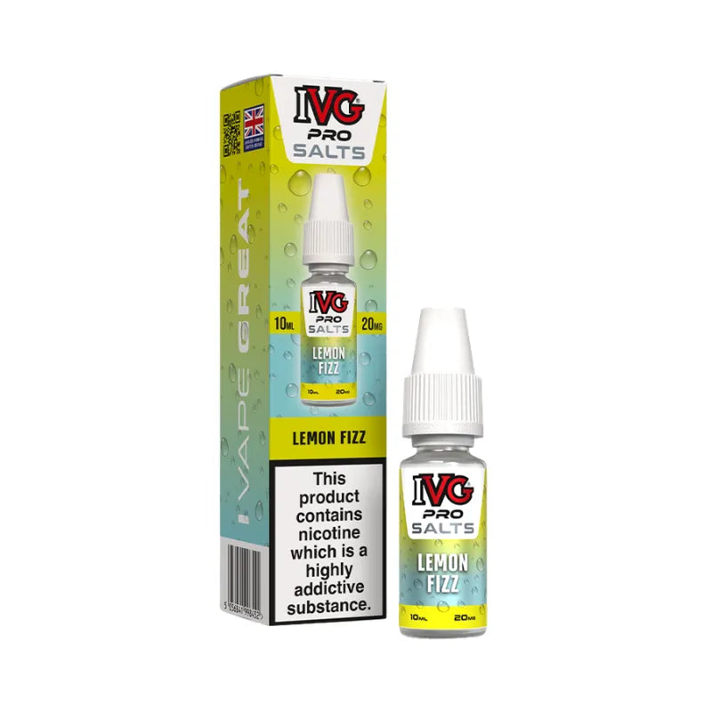 IVG Pro Salt Lemon Fizzy 20MG Flavour