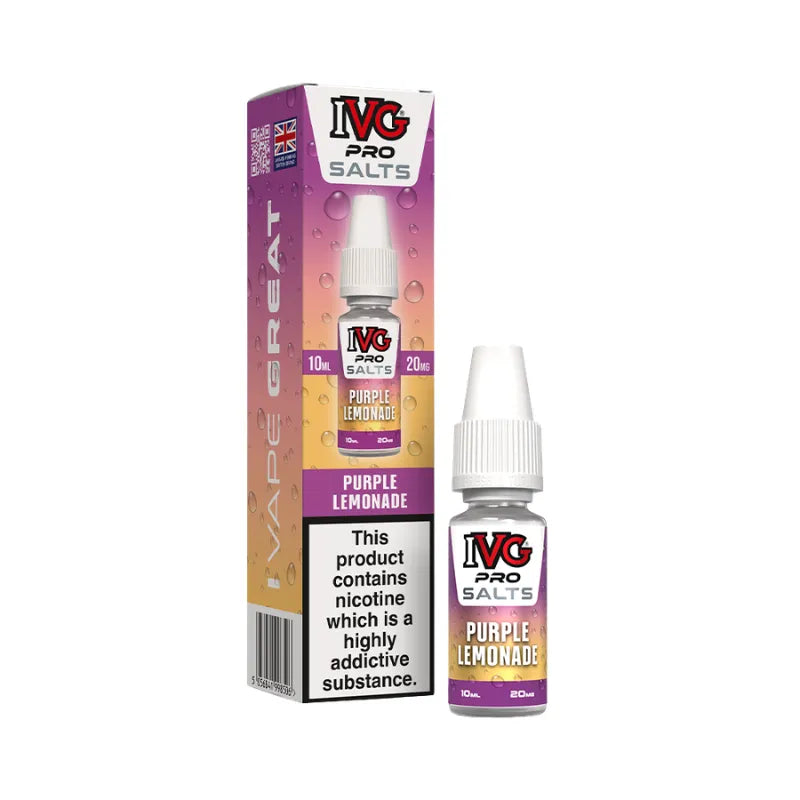 IVG Pro Salt Purple Lemonade 20MG Flavour