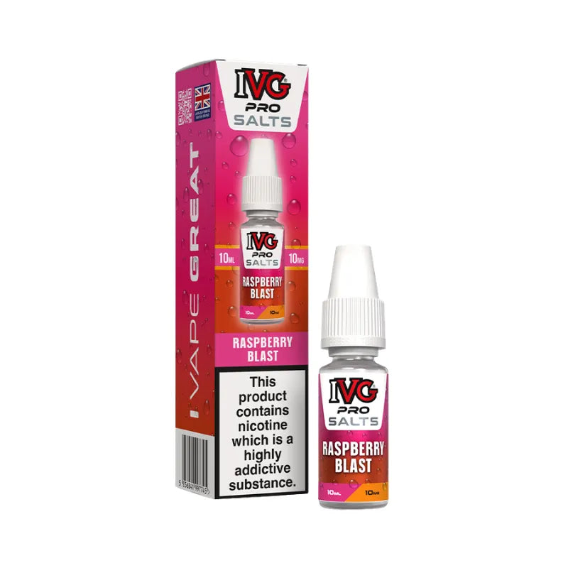 IVG Pro Salt Raspberry Blast 10MG Flavour