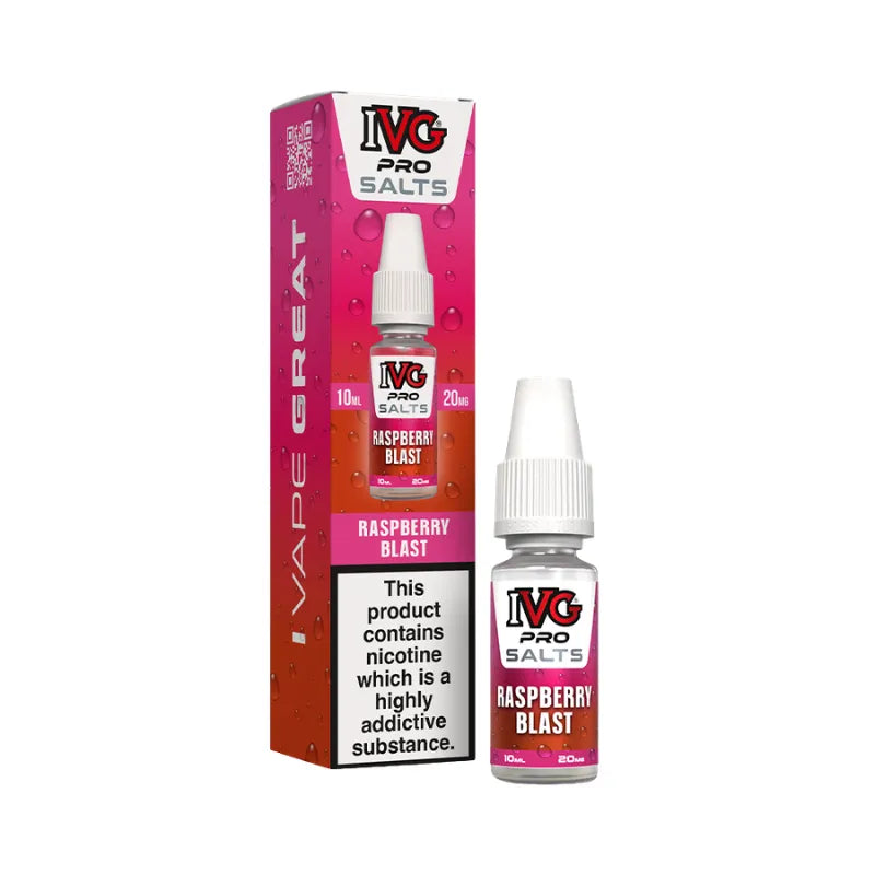 IVG Pro Salt Raspbery Blast 20MG Flavour