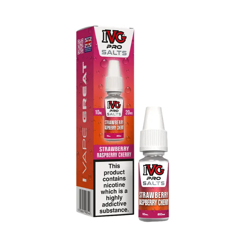 IVG Pro Salt Straw Raspberry Cherry 20MG Flavour