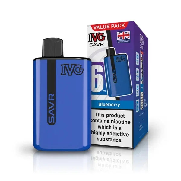 IVG SAVR Vape Kit Blueberry Flavour
