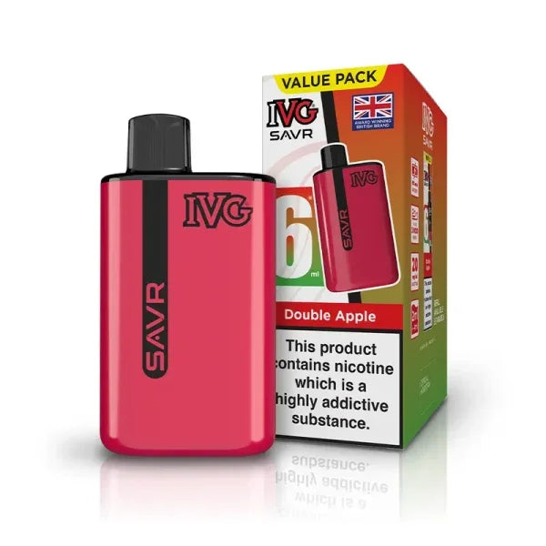IVG SAVR Vape Kit Double Apple Flavour
