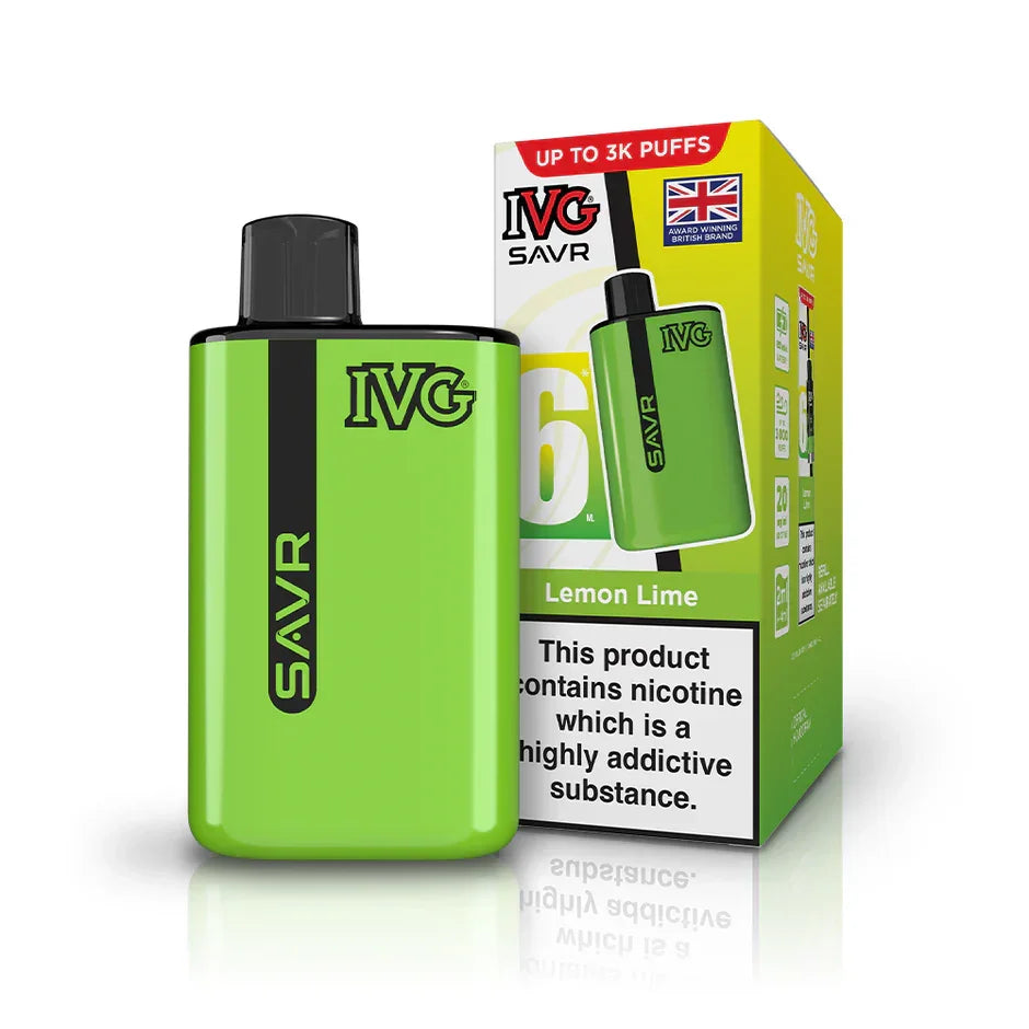 IVG SAVR Vape Kit Lemon Lime Flavour