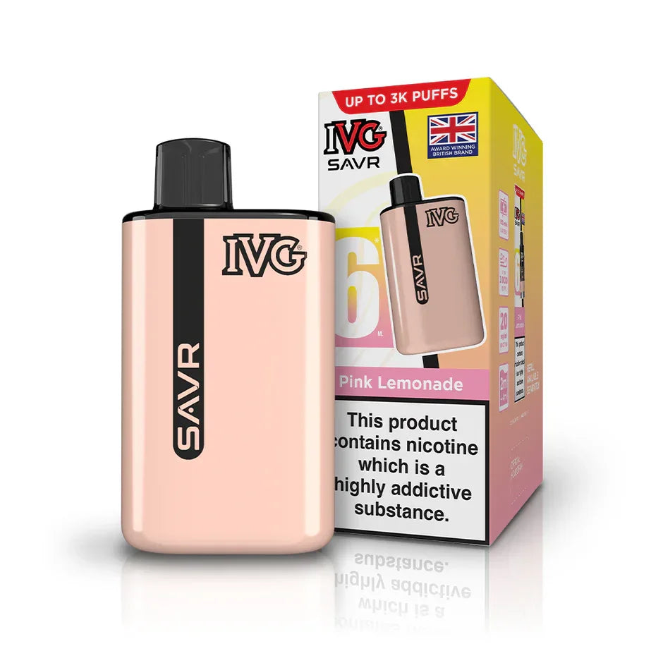 IVG SAVR Vape Kit Pink Lemonade Flavour