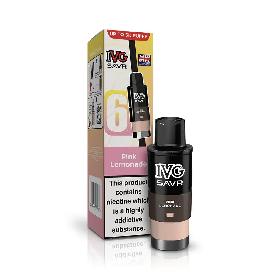IVG Savr Refill Pods Pink Lemonade Flavour