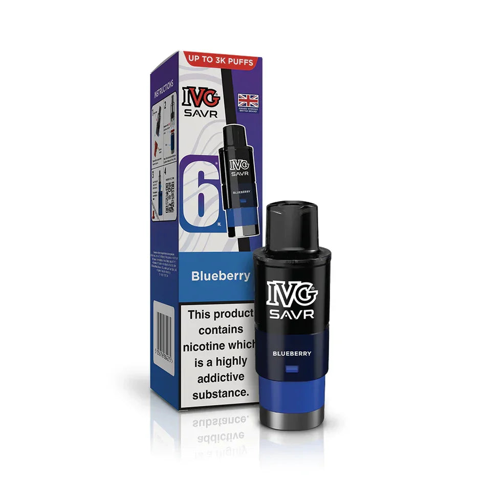 IVG Savr Refill Pods Blueberry Flavour