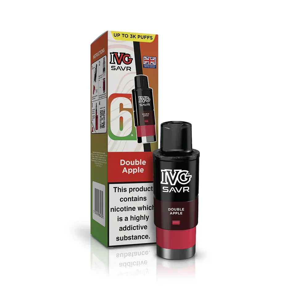 IVG Savr Refill Pods Double Apple Flavour