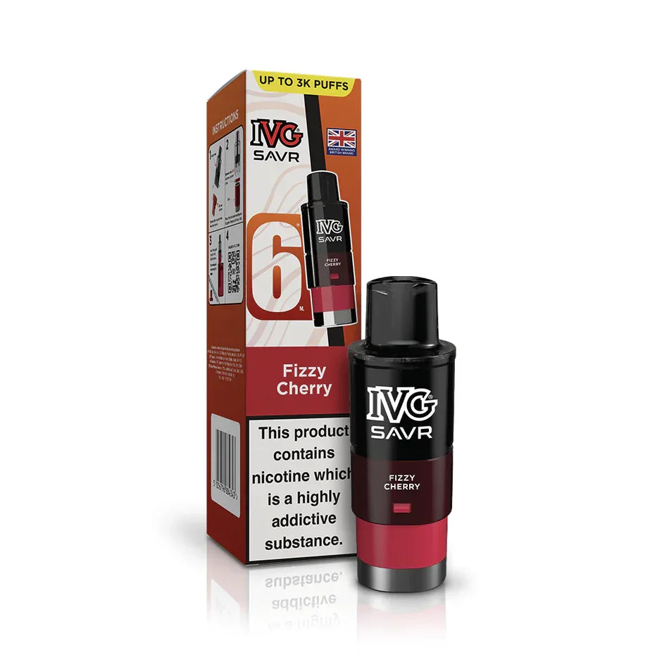 IVG Savr Refill Pods Fizzy Cherry Flavour