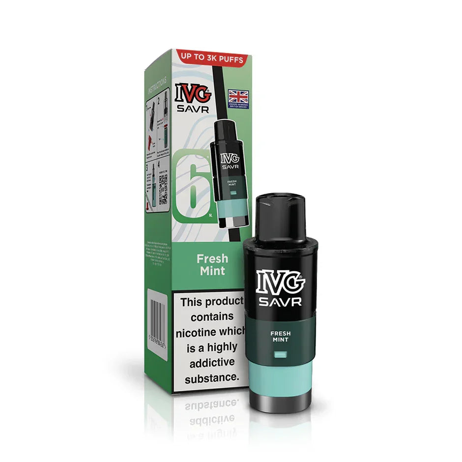 IVG Savr Refill Pods Fresh Mint Flavour