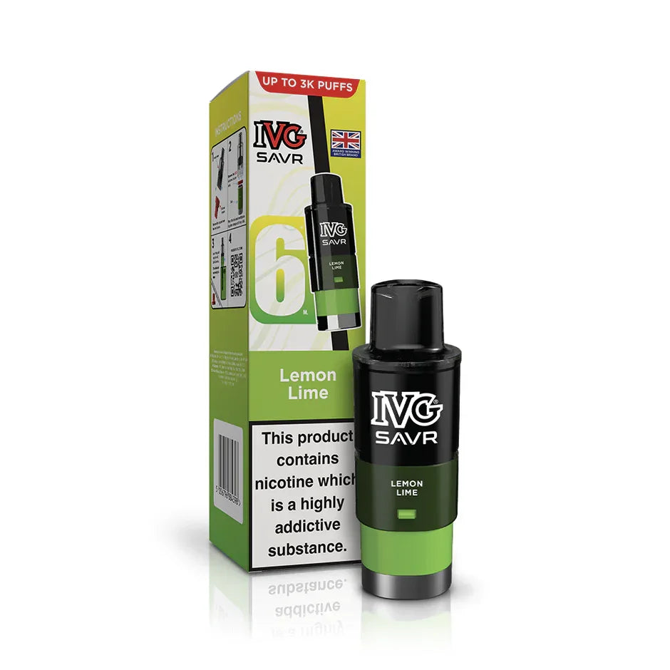 IVG Savr Refill Pods Lemon Lime Flavour