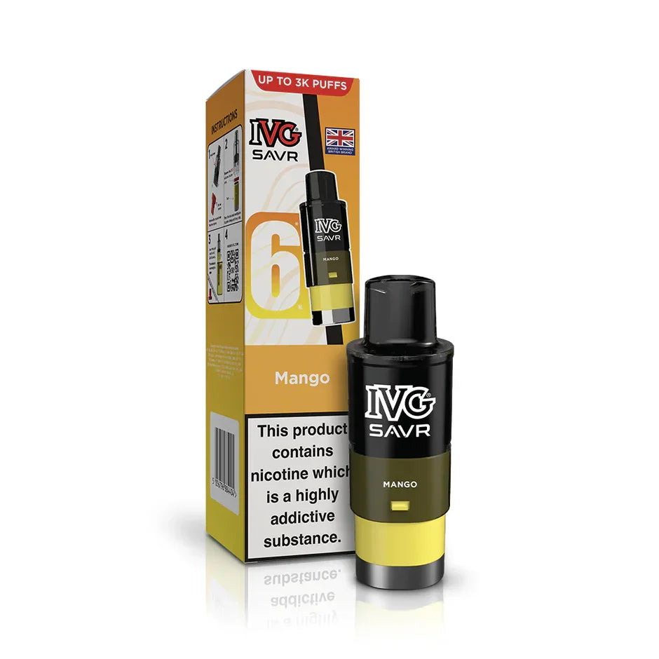 IVG Savr Refill Pods Mango Flavour