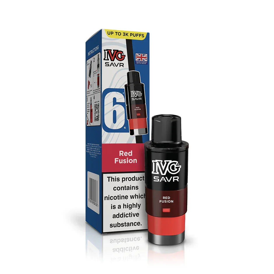 IVG Savr Refill Pods Red Fusion Flavour